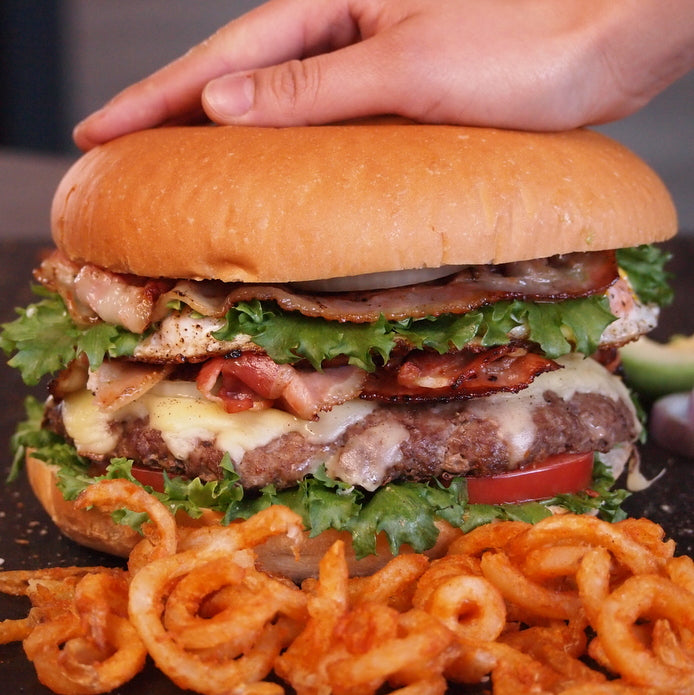 特大・手作りハンバーガーセット
