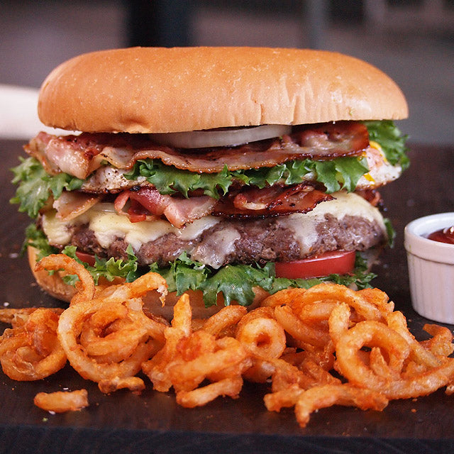 Grass-Fed Beef Ridiculously Huge One Pound Burger Patty (450g)