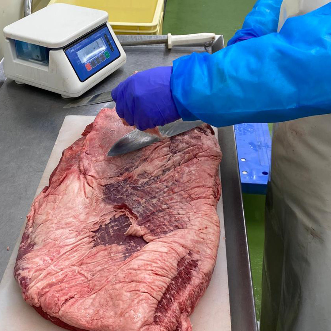 BBQグリルビーフブリスケット 450g オリジナルスパイス味付け済 BBQソース付き 加熱調理済