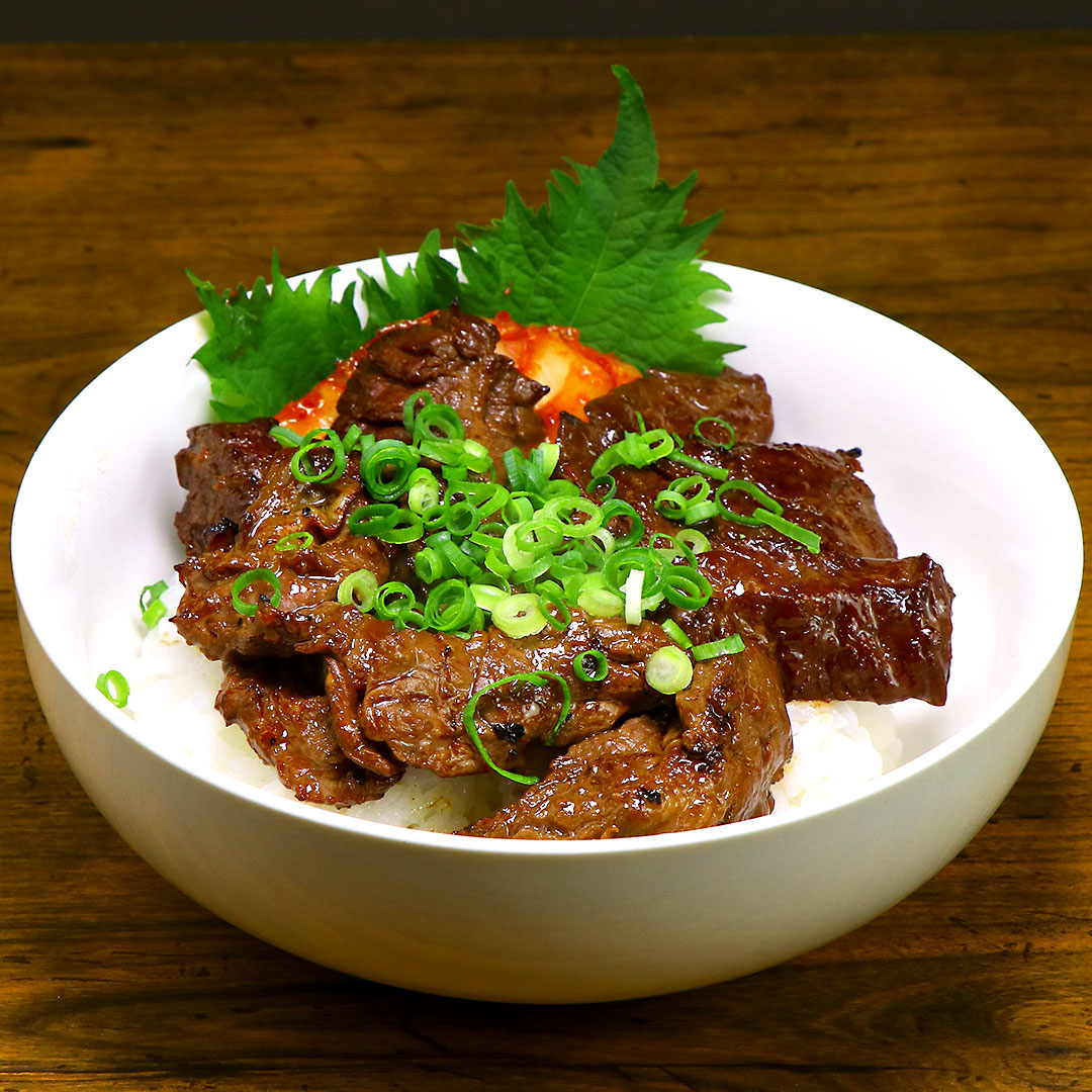 Marinated Beef Skirt Steak (Harami) Yakiniku Slices 200g