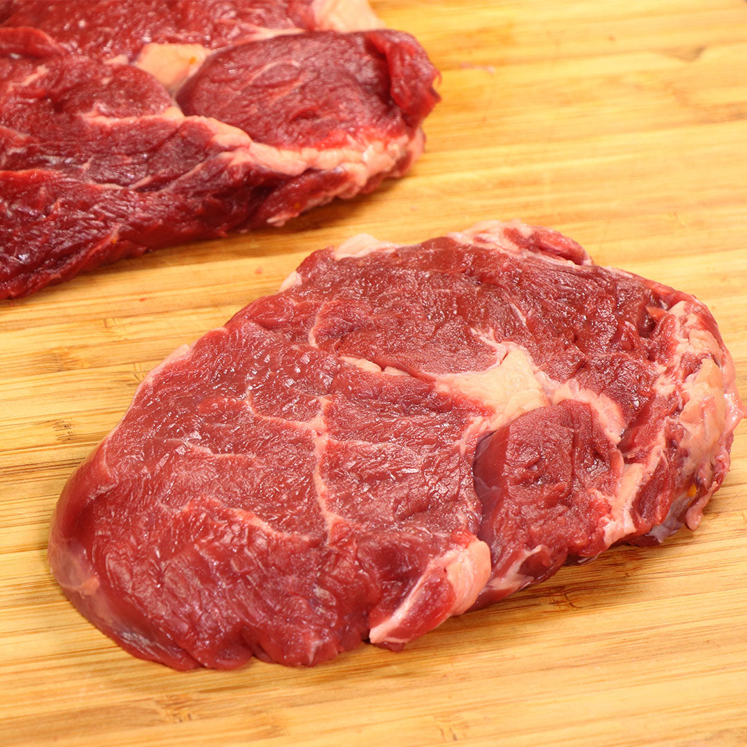 【FREE SHIPPING】Grass-Fed Beef Steaks 3 cuts 7pcs Taste-Test SET (Filet Mignon 2pcs, Ribeye Roast 2pcs, Striploin 3pcs)