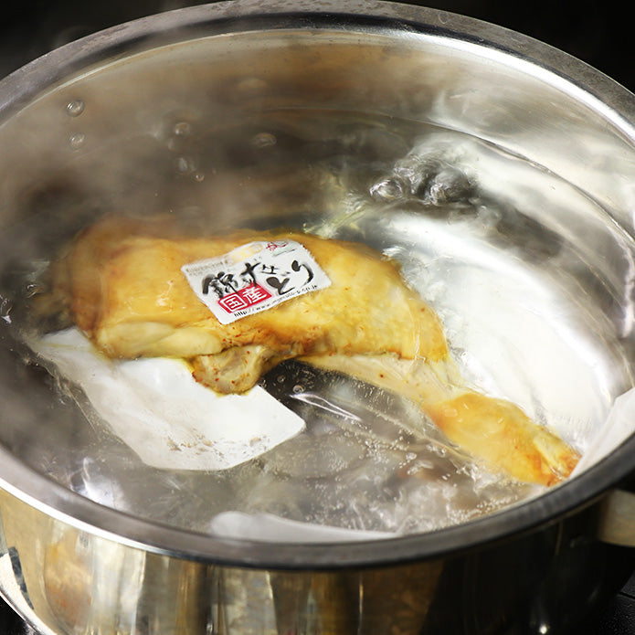 【国産銘柄鶏】錦爽どりの骨付きモモ肉 照り焼き (きんそうどり) 1本 調理済み