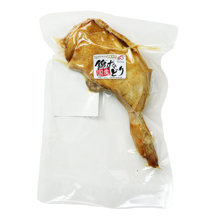 【国産銘柄鶏】錦爽どりの骨付きモモ肉 照り焼き (きんそうどり) 1本 調理済み