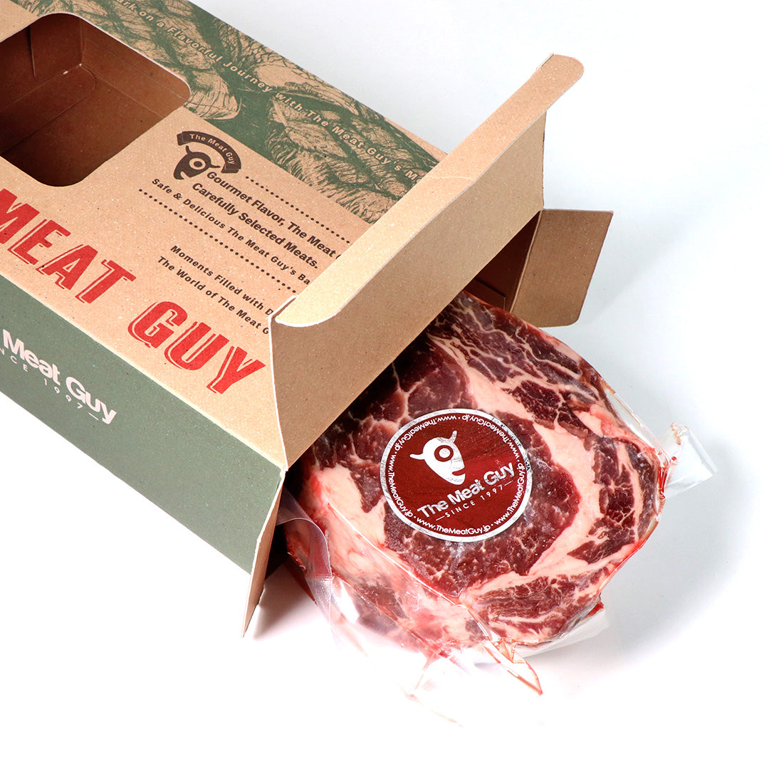 【Free Shipping】CASUAL GIFT BOX - Grass-Fed Beef One Pound Ribeye Steak (Over 450g!) SET