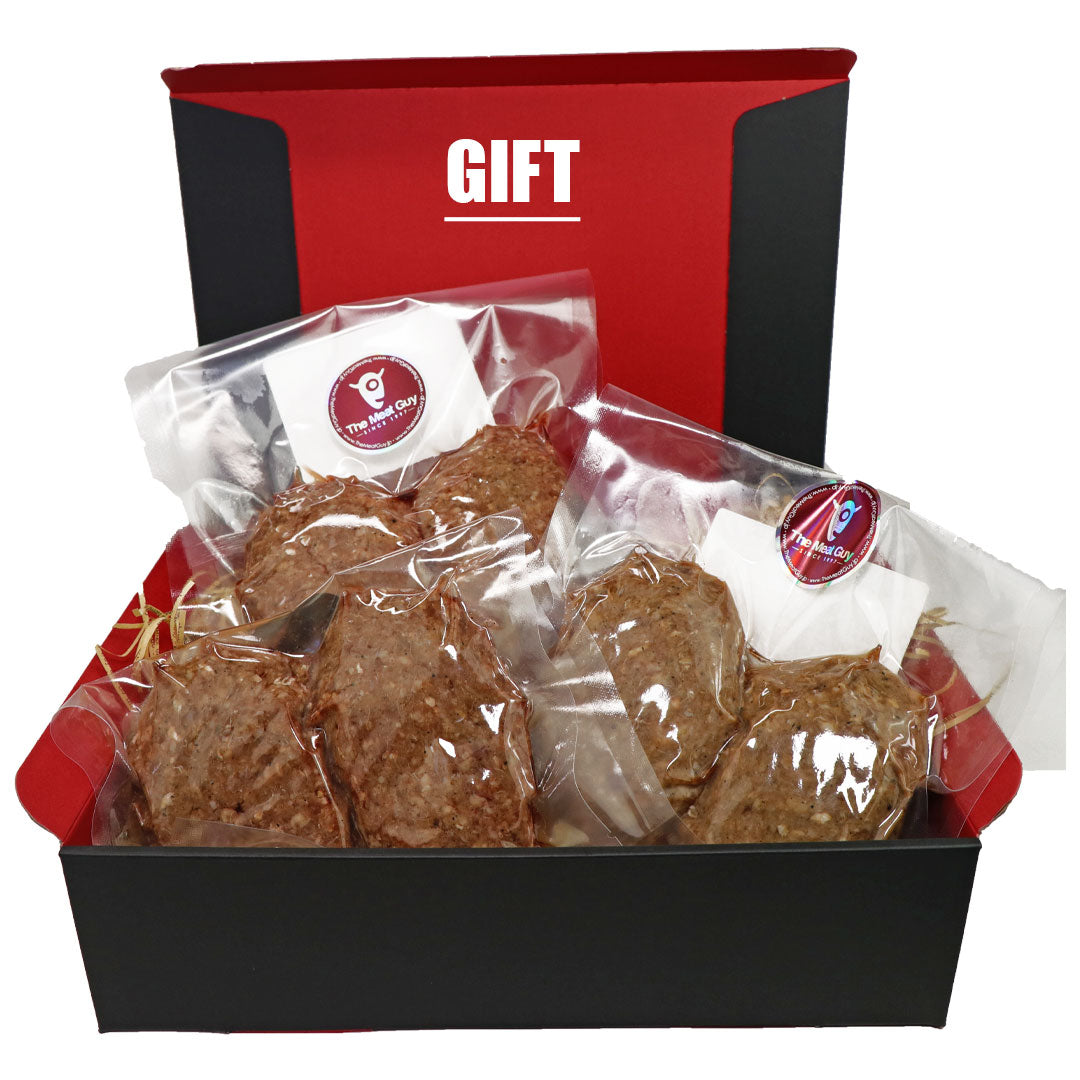 GIFT BOX 2 Types Hamburger SET (Plain & Cheese) 6 pcs. Total