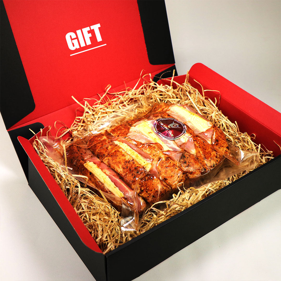 GIFT BOX Pork Orloff Roast - Bacon & Cheese Stuffed Pork Loin (1.1 kg)