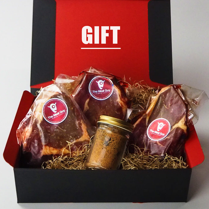 (Free Shipping) GIFT BOX Steak Sampler (Ribeye with Steak Spice) Value SET! First Timers Recommendation!