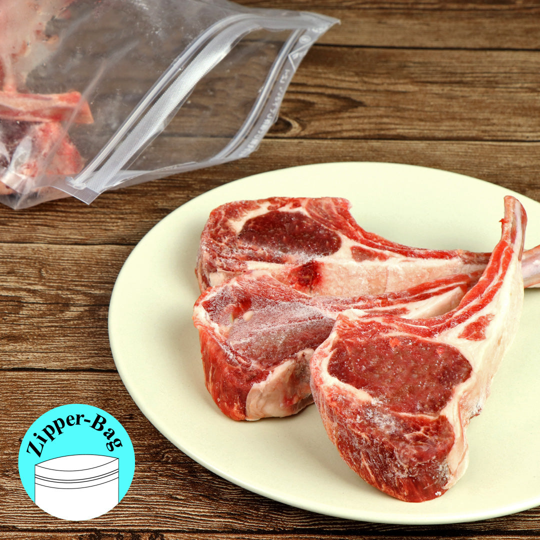 【※EXPIRY:2025/11/7 cannot select delivery date】【Zipper-Bag】WAKANUI Lamb Chops Large-size 11pc 550g