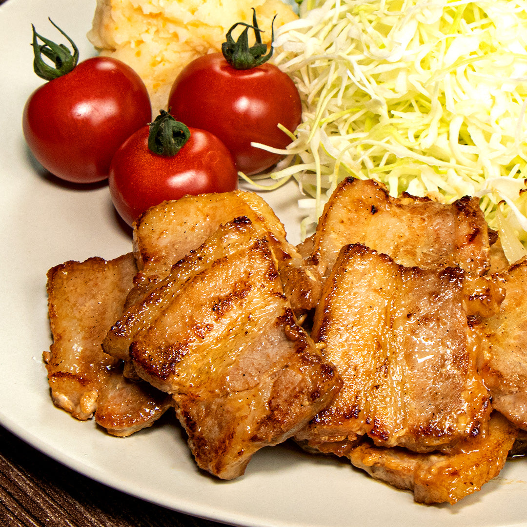 【※賞味期限2025/11/20までの為、50%OFF!日付指定不可】【BBQ風麹漬け】豚バラスライス220g 未加熱 ハナマルキ(株)コラボレーション商品