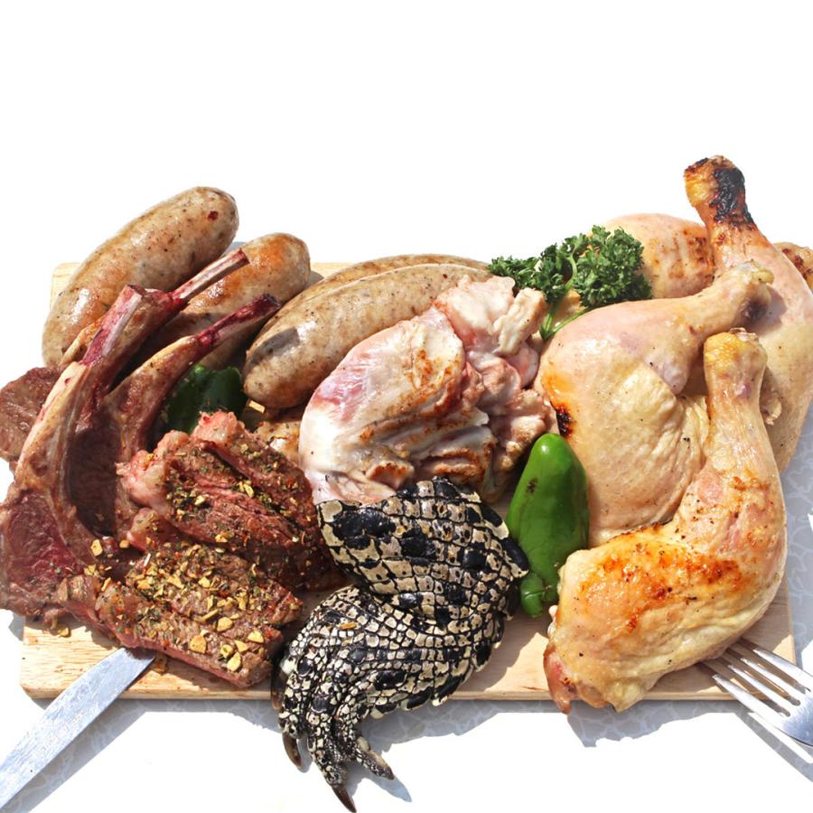 送料無料 極 インパクト絶大!BBQセット 2.6kg 6-10人前