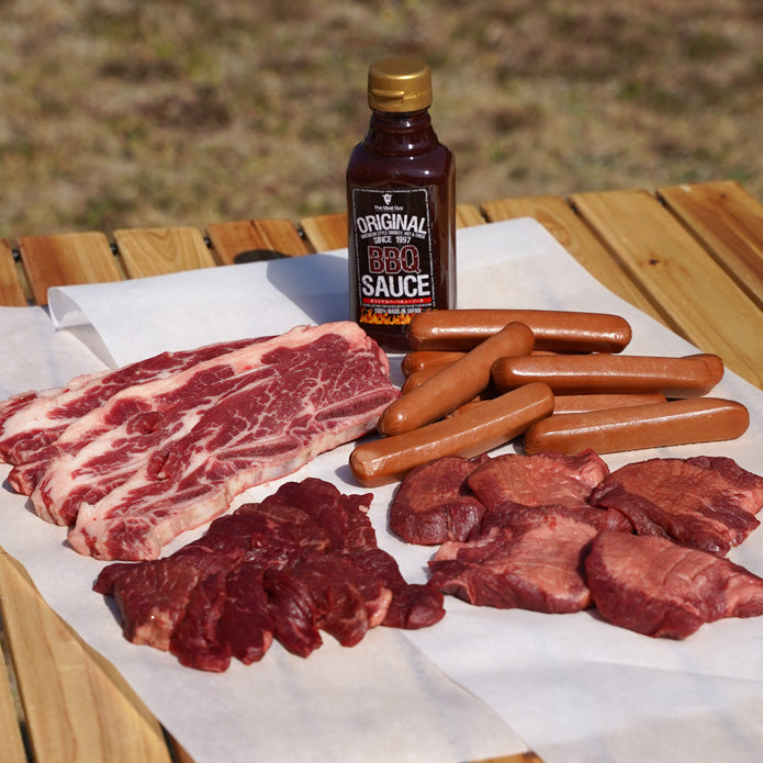 【送料無料】お手軽!バーベキューセット! 1.8kg
