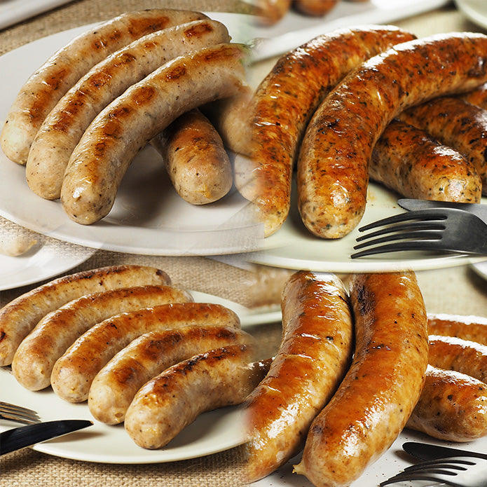 Sausage Flavor! (Free Shipping) Original Sausage Variety Set (More than 14 Sausages!)