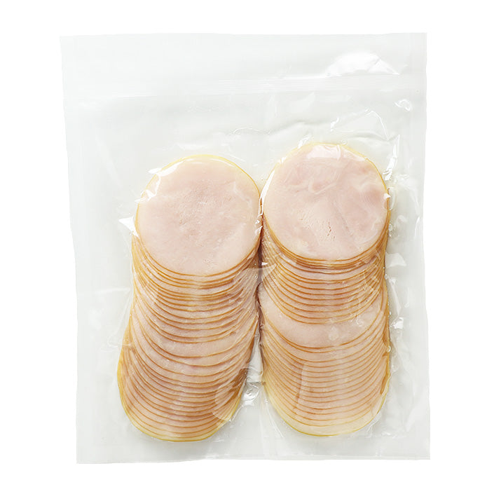 スモークド ターキーブレストスライス (七面鳥ムネ肉のデリハム) 500g
