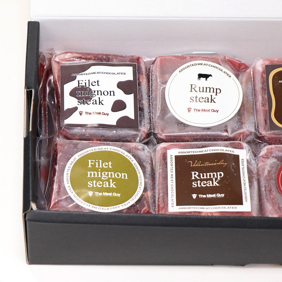 MEAT "CHOCO" BOX: ASSORTED GRASS-FED BEEF STEAK VARIETY BOX