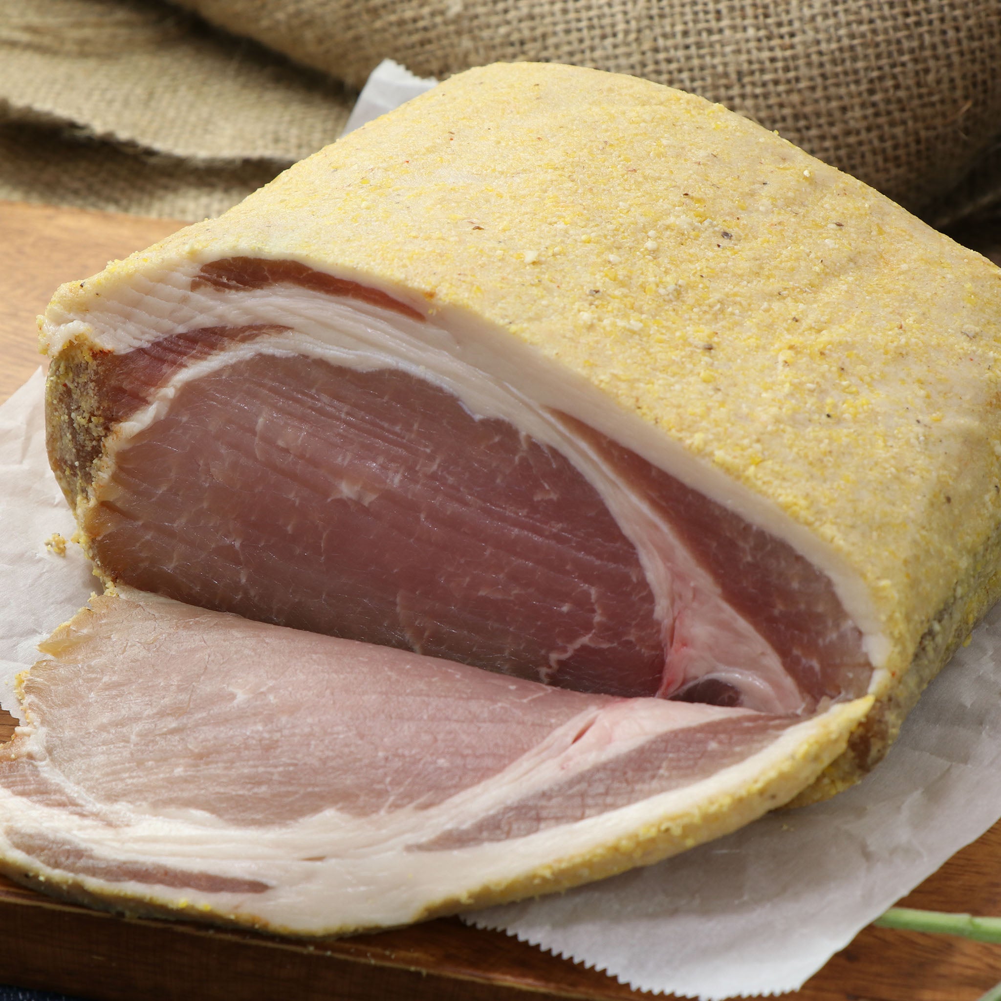 バックベーコン ブロック 【未加熱】 500g