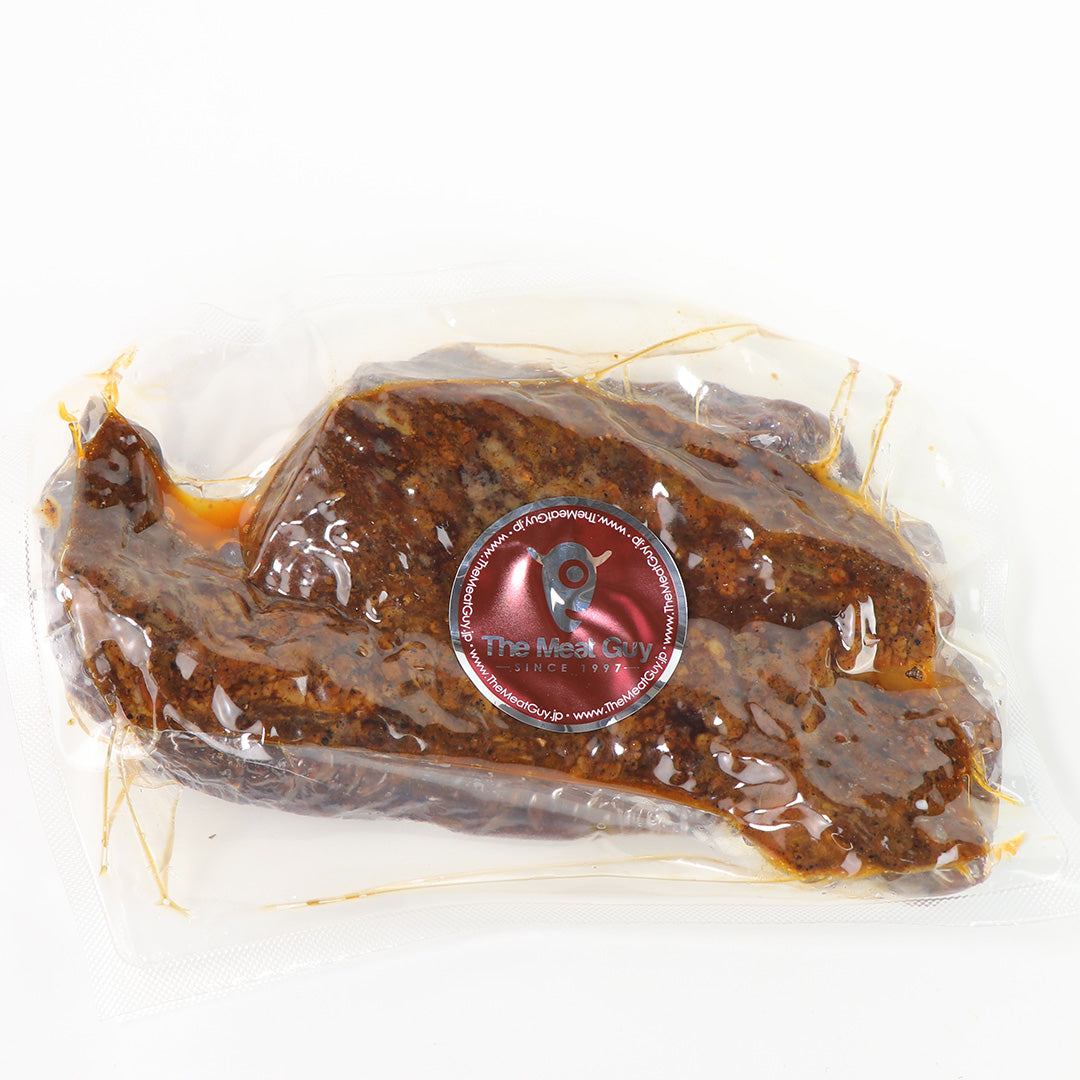 BBQグリルビーフブリスケット 450g オリジナルスパイス味付け済 BBQソース付き 加熱調理済