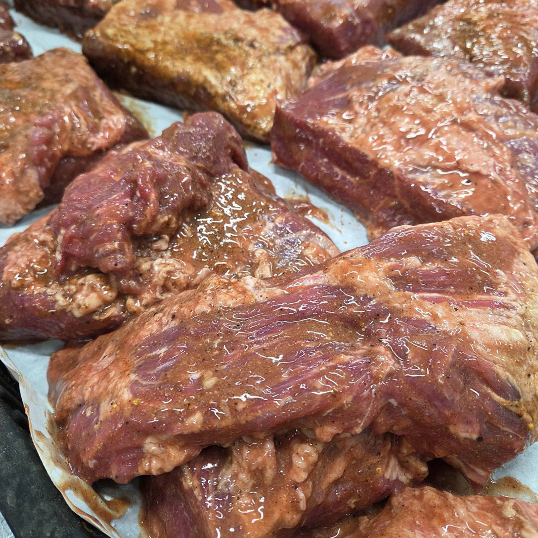 BBQグリルビーフブリスケット 450g オリジナルスパイス味付け済 BBQソース付き 加熱調理済