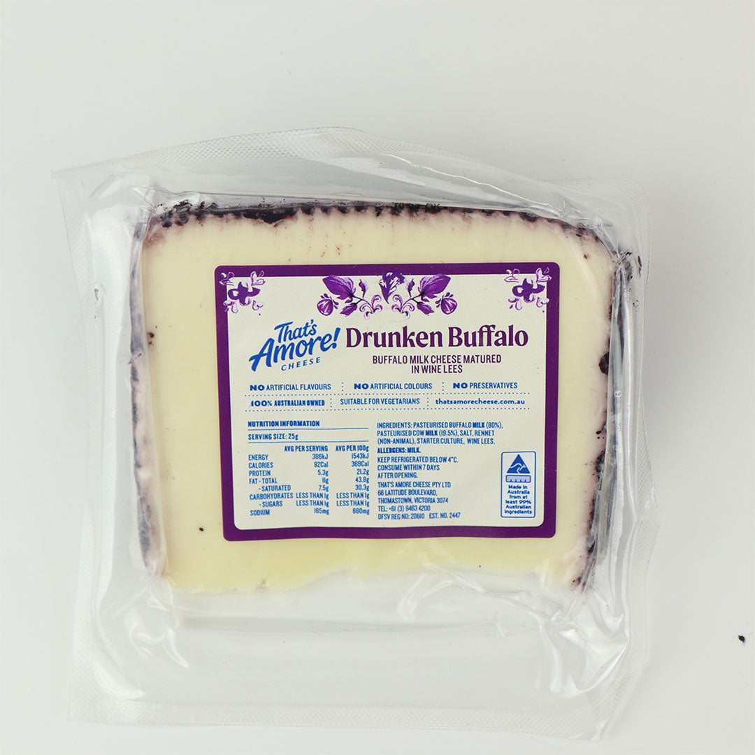 ドランケンバッファロットウェッジチーズ150g ブドウをまとったチーズ