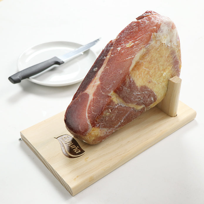 Spanish Mini Jamon 1kg + Holder & Knife (SHIPPED CHILLED)