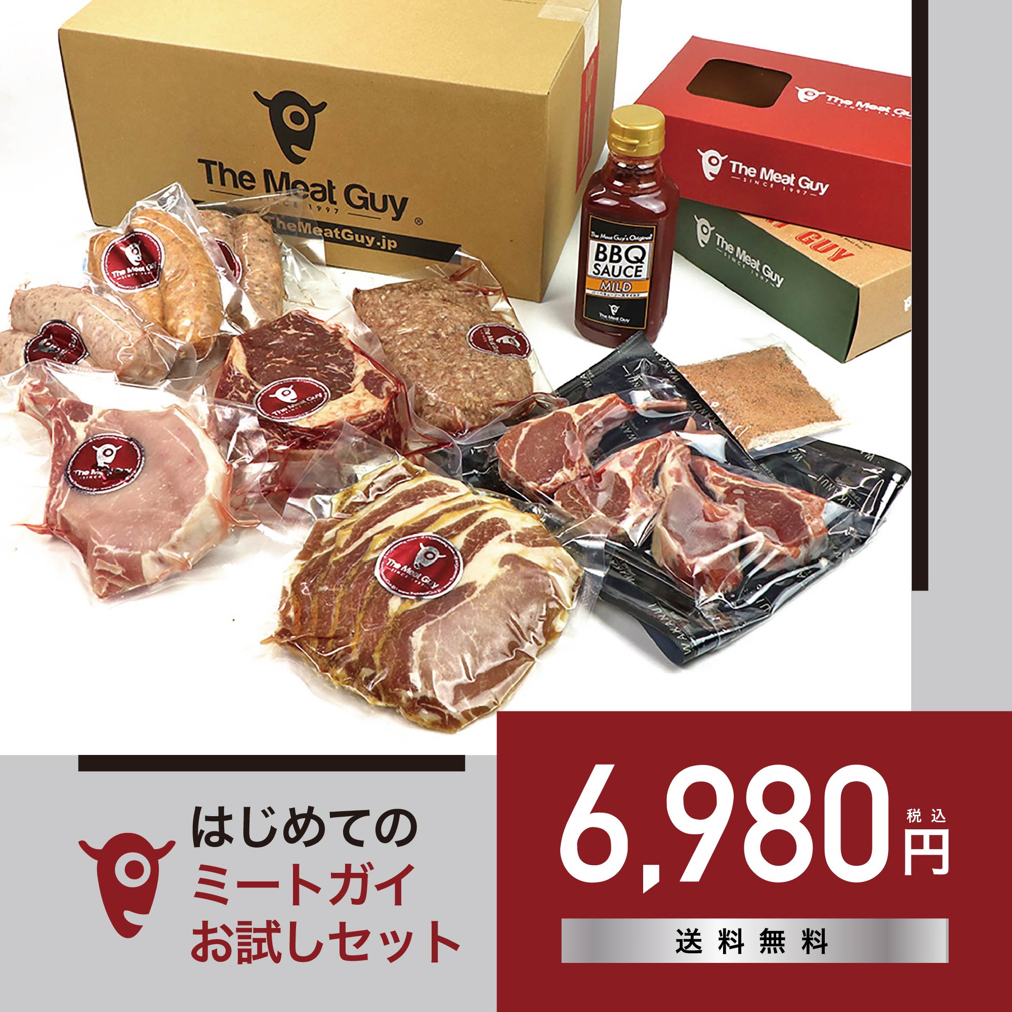 【送料無料】初回限定！はじめてのミートガイお試しセット 初めてご利用される方限定！
