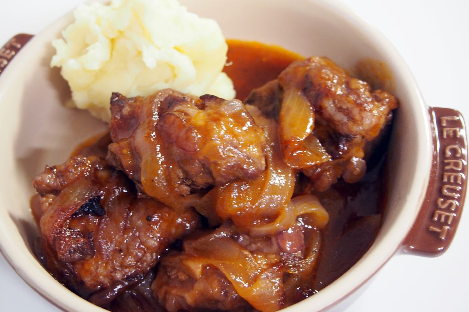 Braised spare ribs