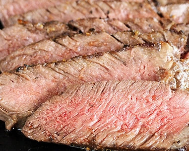 シンプルな味付けのビーフステーキ