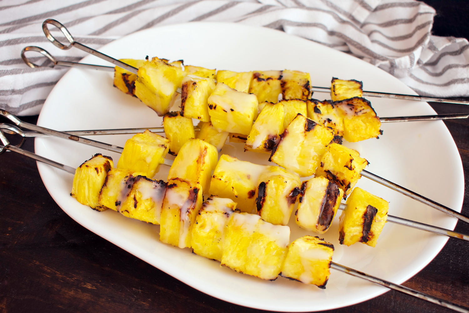 Grilled pineapple