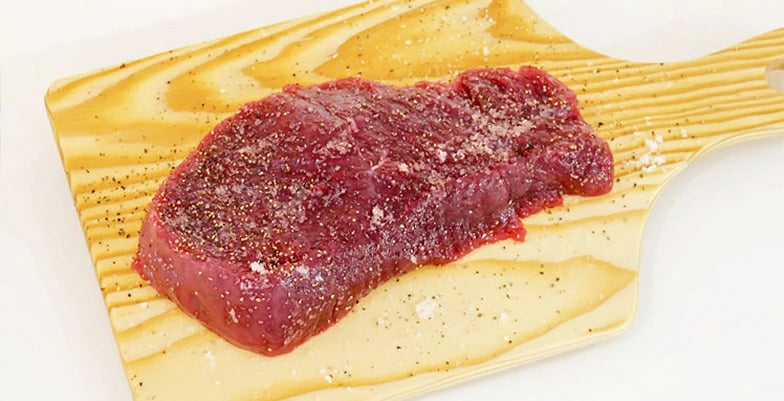 焼く1時間前には冷蔵庫から出したフィレ肉