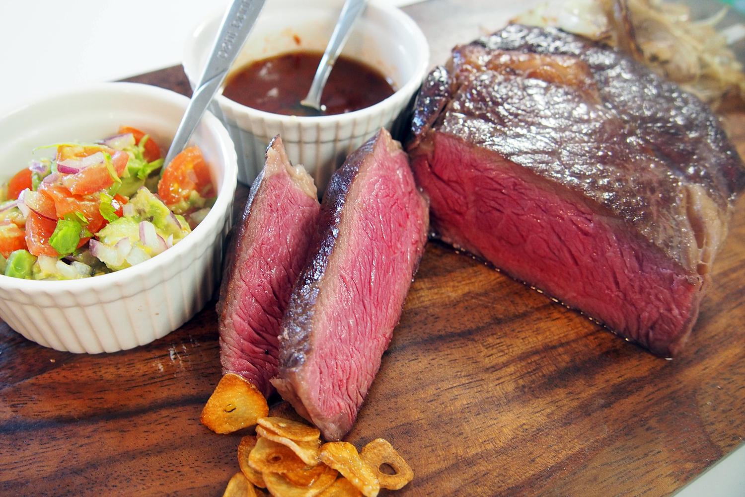 Super thick ribeye! How to cook 1 lb steak!