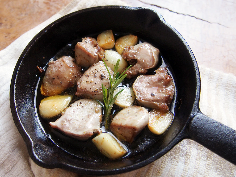 Lamb tongue ajillo