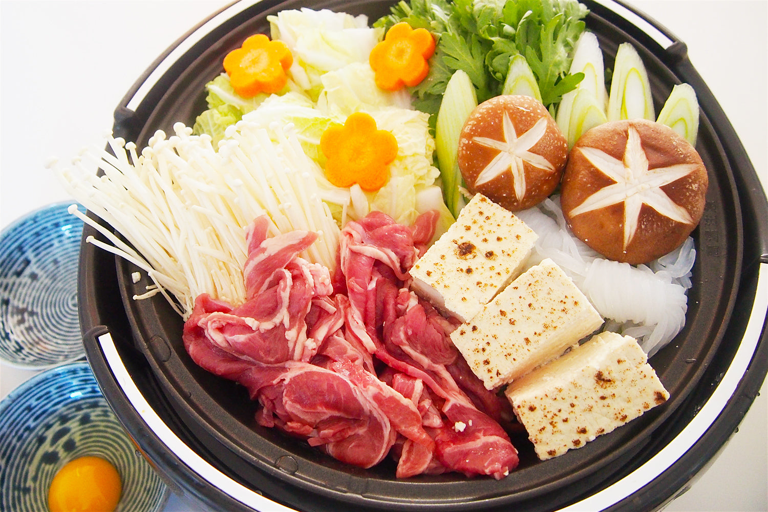 Kansai-style lamb meat sukiyaki