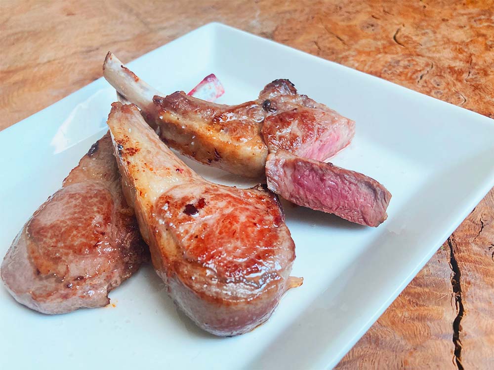 Lamb chops (4-5 pieces) T-bone steak