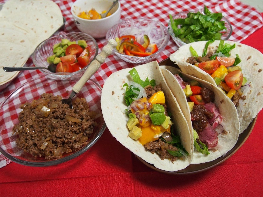 手巻き寿司感覚！ クリスマスにタコスパーティー