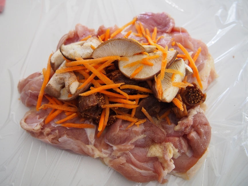 ロールチキン 巻く前