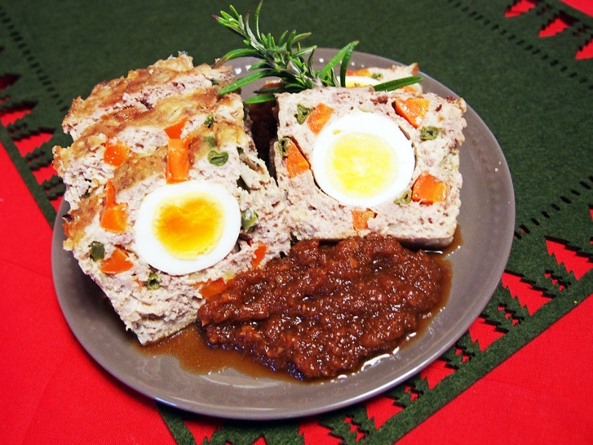 豆腐入りミートローフ