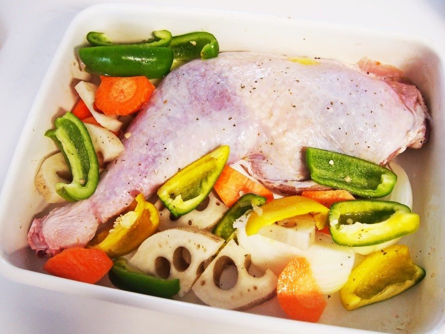 グリルドターキーレッグ 焼く前