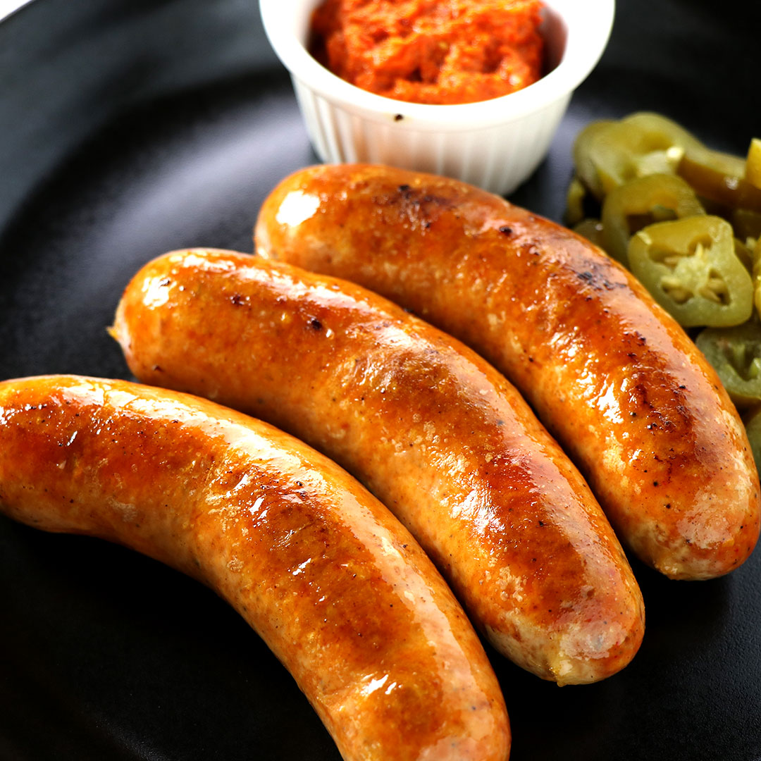 The Meat Guy's Original RED HOT!! Sausage (3pc)