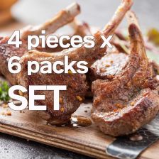 [Wakanui Spring Lamb] New Zealand Lamb Chops - 24 Chops (1 pack = 4 chops)
