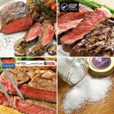 (FREE SHIPPING) The Best of Ribeye Steaks Assortment + Free Italian Sea Salt 