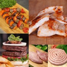(Free Shipping) Exotic Meat BBQ Starter Set (4-8 People)