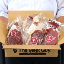 【FREE SHIPPING】Grass-Fed Beef Steaks 3 cuts 7pcs Taste-Test SET (Filet Mignon 2pcs, Ribeye Roast 2pcs, Striploin 3pcs)