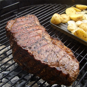 The Meat Guy Roast Beef Grass Fed Beef Striploin Block (2kg)